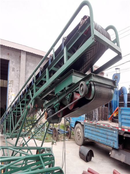 糧倉(cāng)拋糧轉(zhuǎn)向皮帶輸送機(jī)